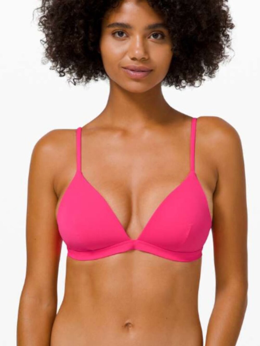 NWT Lululemon Deep Sea Swim Top C Cup Pink Highlight Size 6